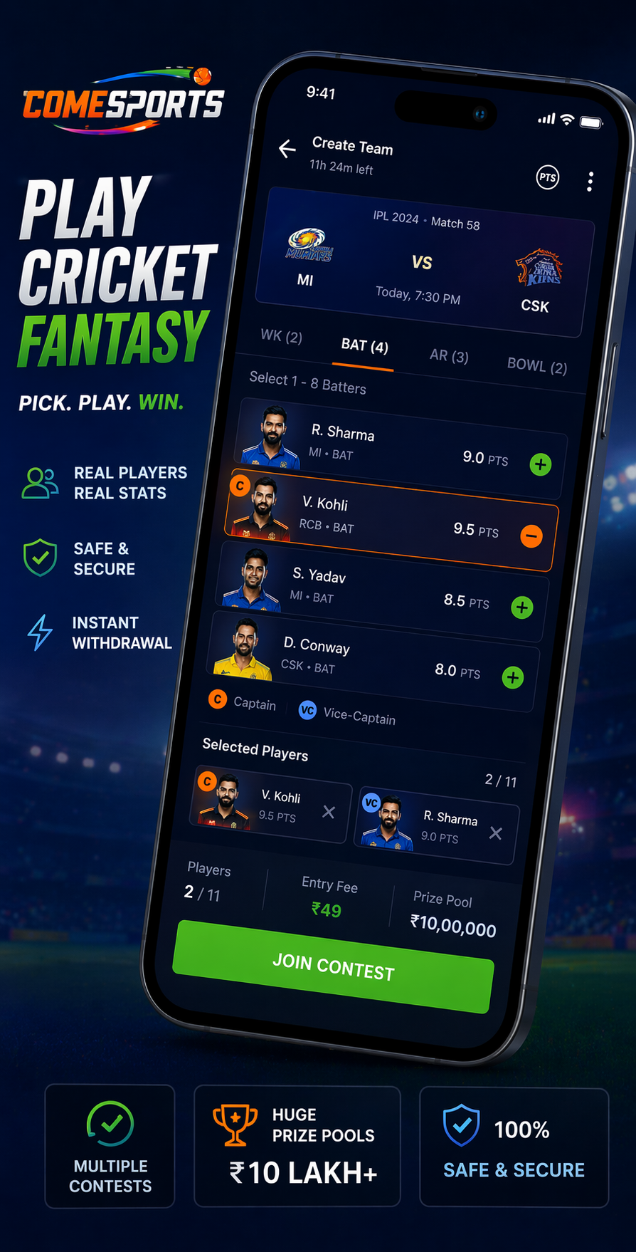 indiasfantasy11 cricket lineup planning
